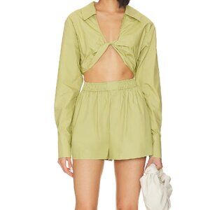 Tereza Poplin Crop Top